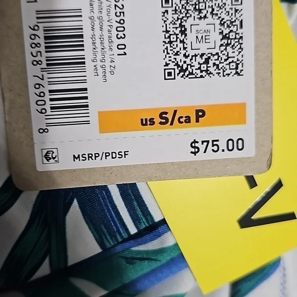 Puma‎ Floral Paradise 1/4 Zip Sweatshirt Golf Athleisure Tennis Size Small NWT - Picture 3 of 10